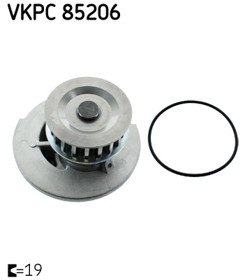 SKF Vízpumpa VKPC85206_SKF